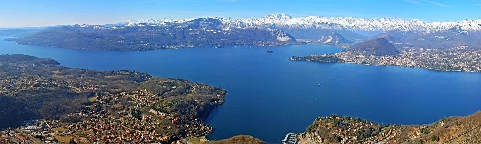 Veduta di Laveno dal monte